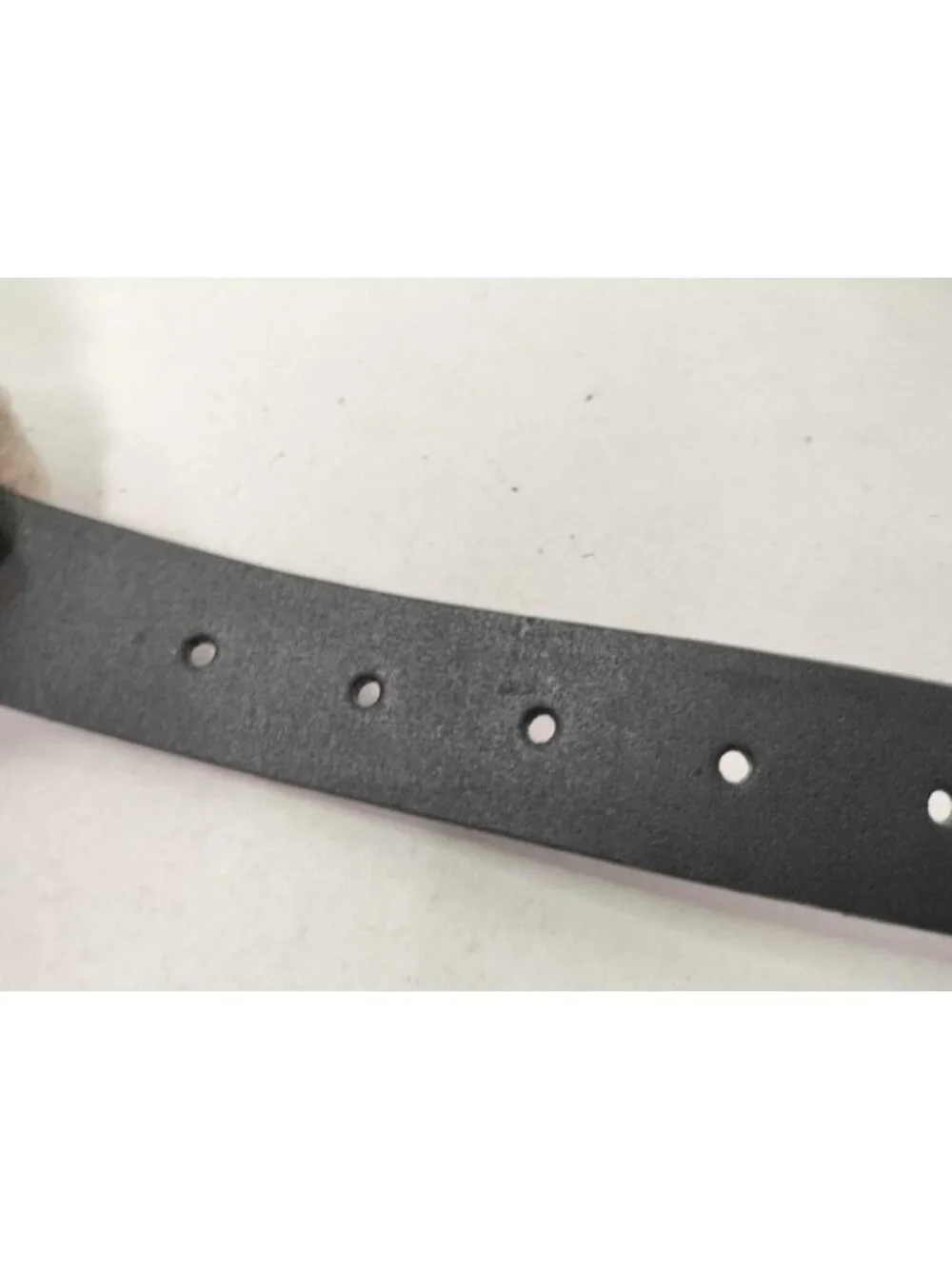 Fendi Belt Mamma Buckle Black Gold Silver Leather FF Logo
